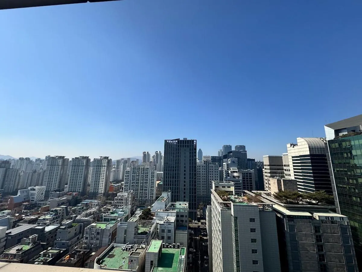 Apartment Gangnam City View With Balcony - Netflix & Youtube Free Seoul